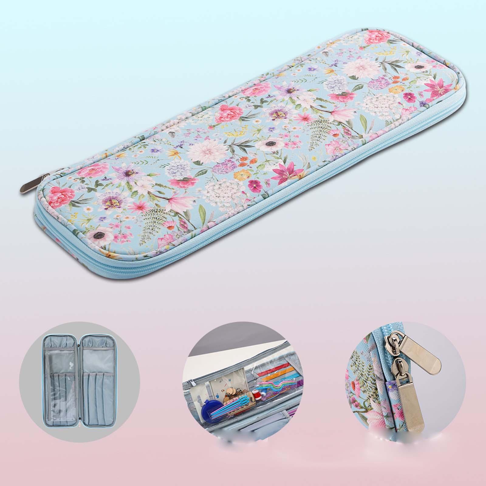 Crochet Hooks Storage Bag Everywhere Knitting Portable Crochet Hook Case Bag