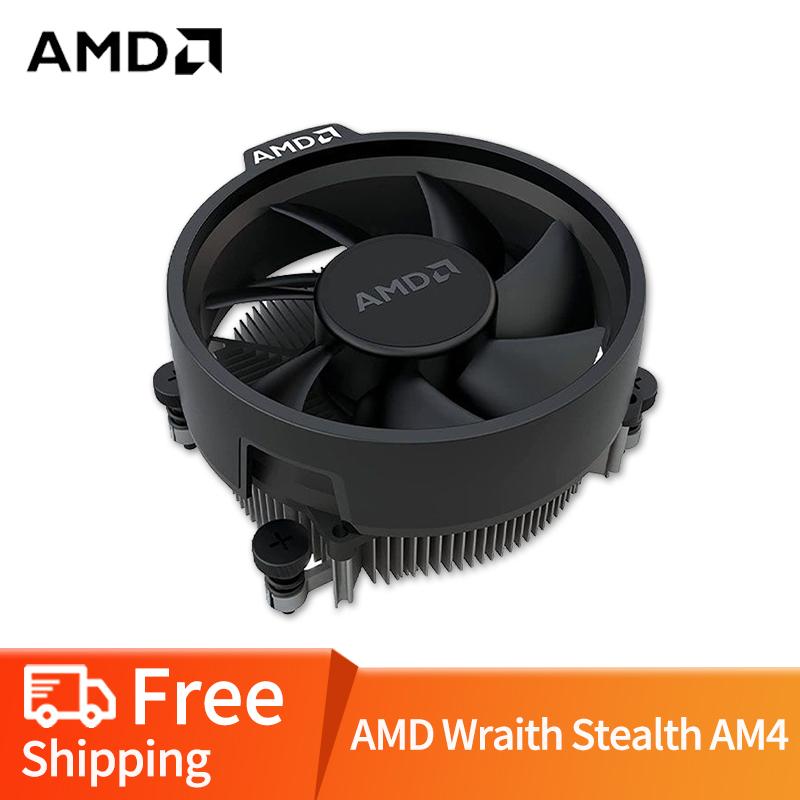 Bộ dụng cụ làm mát bộ tản nhiệt fan gốc AMD mới cho Ryzen 3 Ryzen 5 Ryzen 7 Am5 AM4 CPU R3 3300G R5 5600 R7 5700 R7 5800 R7 7600X