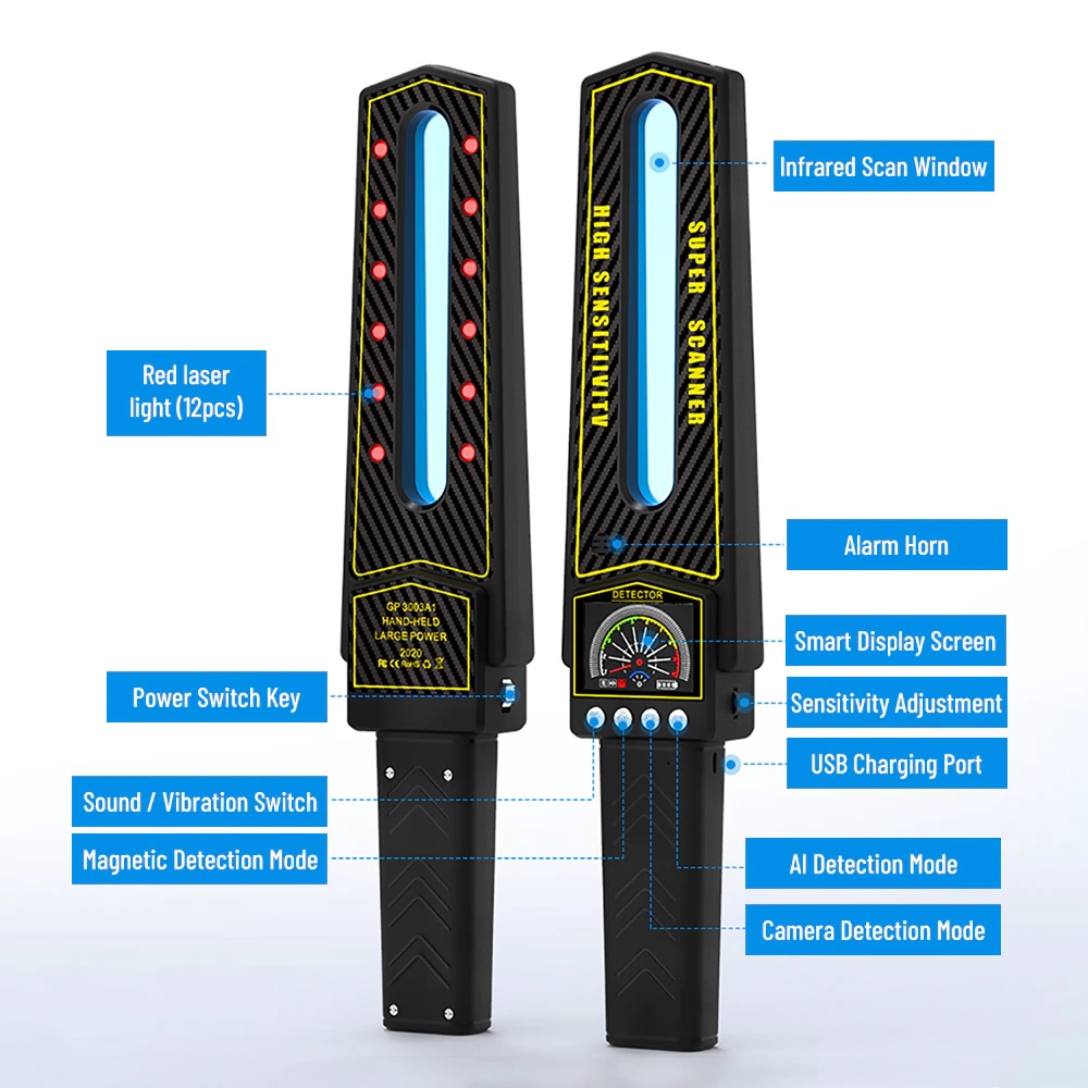 Dò Camera Quay Trộm, Định Vị,Nghe Nén Detector S699 - Hàng Nhập Khẩu