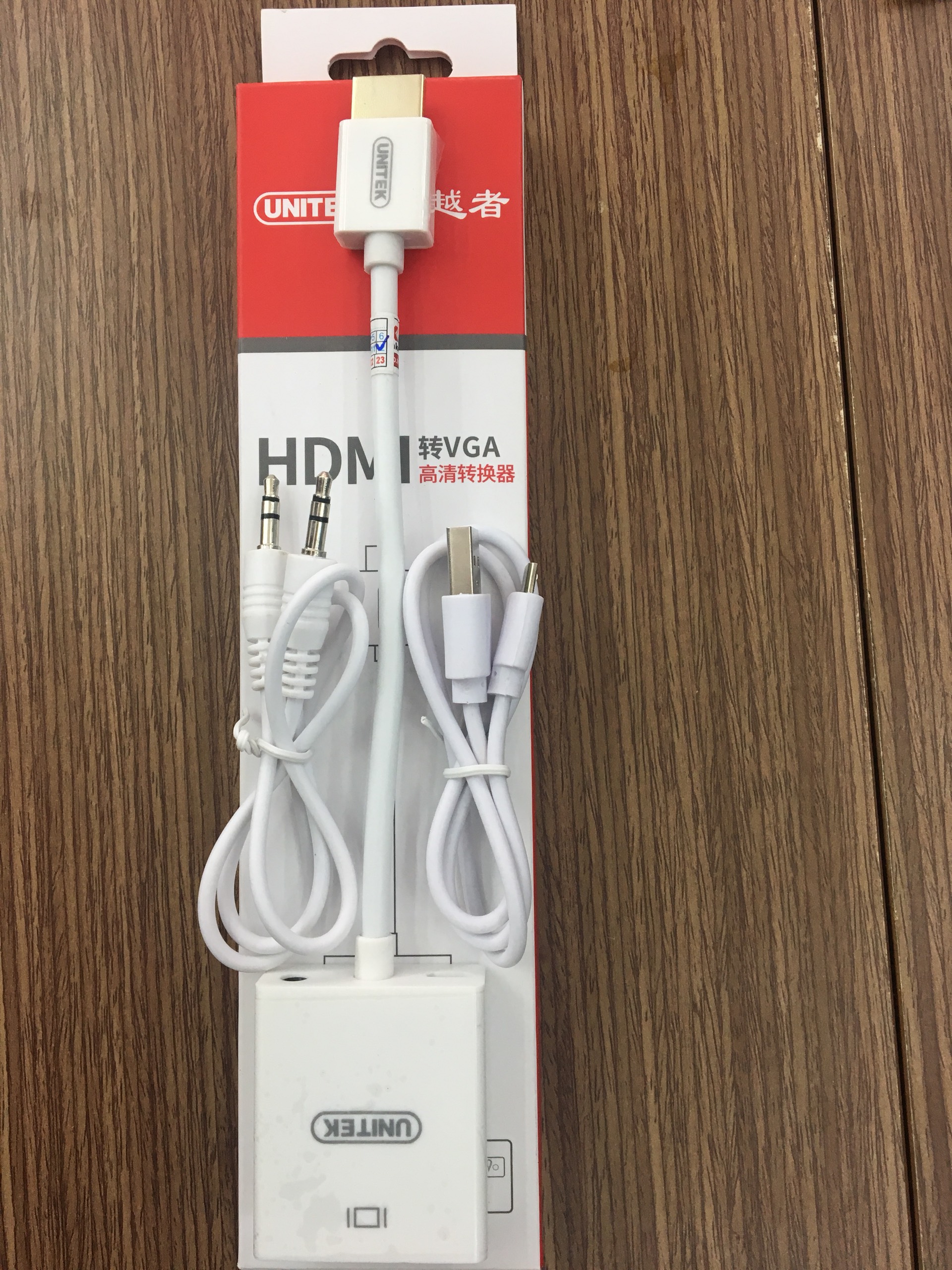 Cáp HDMI To VGA UNITEK Có Audio - Hàng Nhập Khẩu