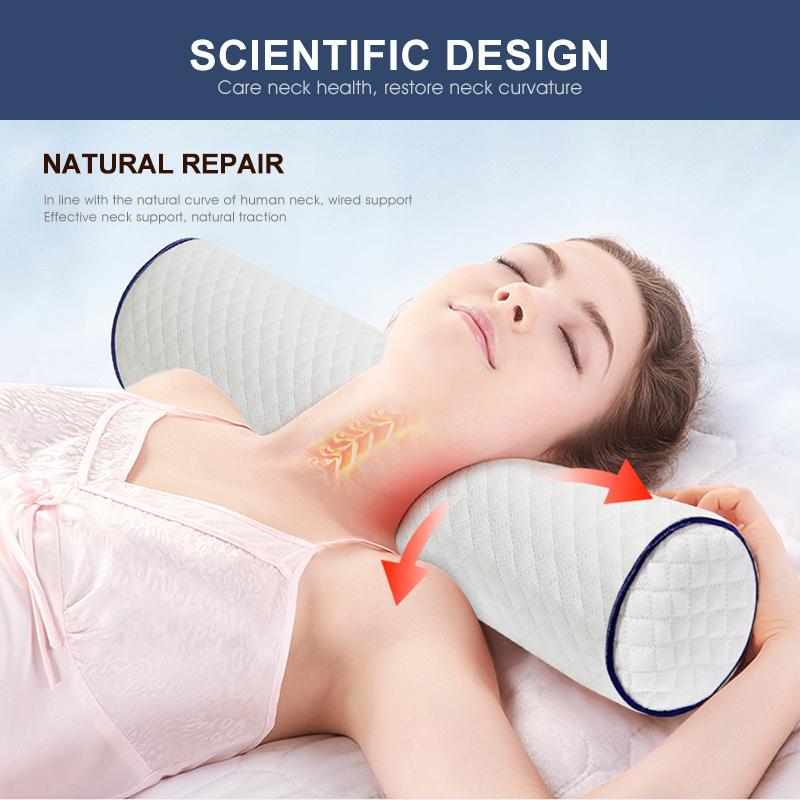 Cột Bông Mút Gối Hình Trụ Ghế Sofa Đệm Lưng Chân Eo Cổ Gối Cổ Tử Cung Dài Giường Ngủ Chỉnh Hình Gối