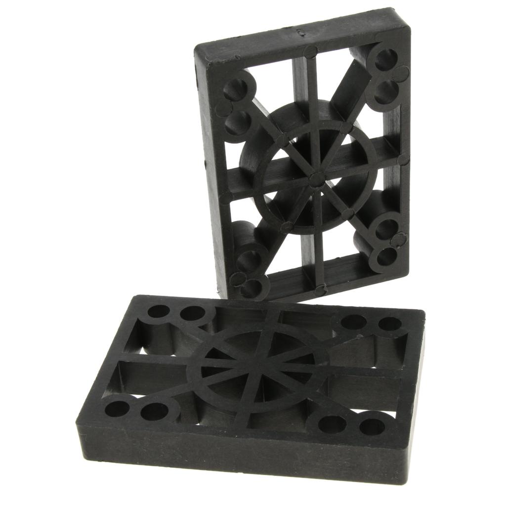 10X 2Pcs 12mm Thicken Skateboard Longboard Shock Pads Risers