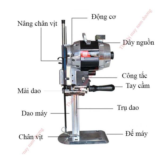 Máy Cắt Vải Đứng công nghiệp CDZ 8 Inch công suất 750W