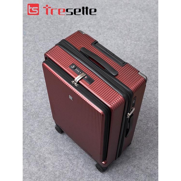 BFQ2ST500KTL: giảm 8% cho đơn từ 500K  Vali khóa kéo cao cấp nhập khẩu Hàn Quốc 2029 Tresette Có Ngăn Đựng Latop Vân Dọc Sang Trọng