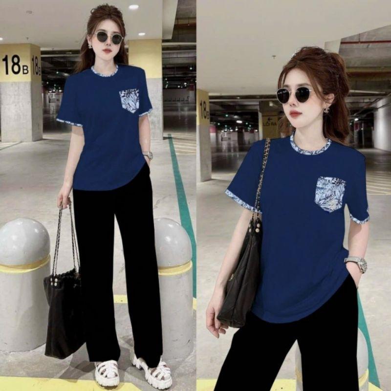 Sét đồ bộ nữ quần dài ống suông rộng mẫu mới đẹp có bigsize, đô bộ mặc đi chơi mặc ơ nhà xinh xắn thời trang cao cấp
