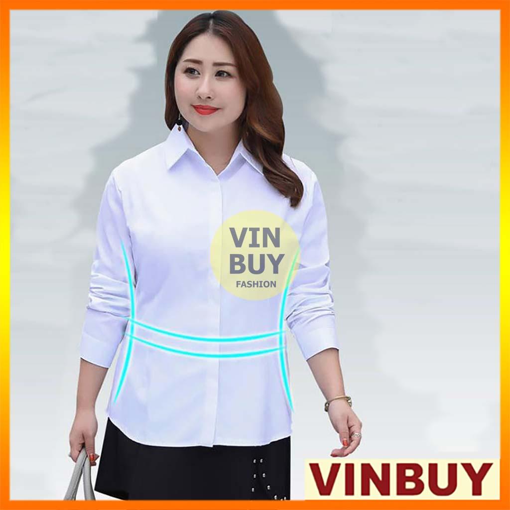 Sơ mi trắng bigsize nữ VINBUY