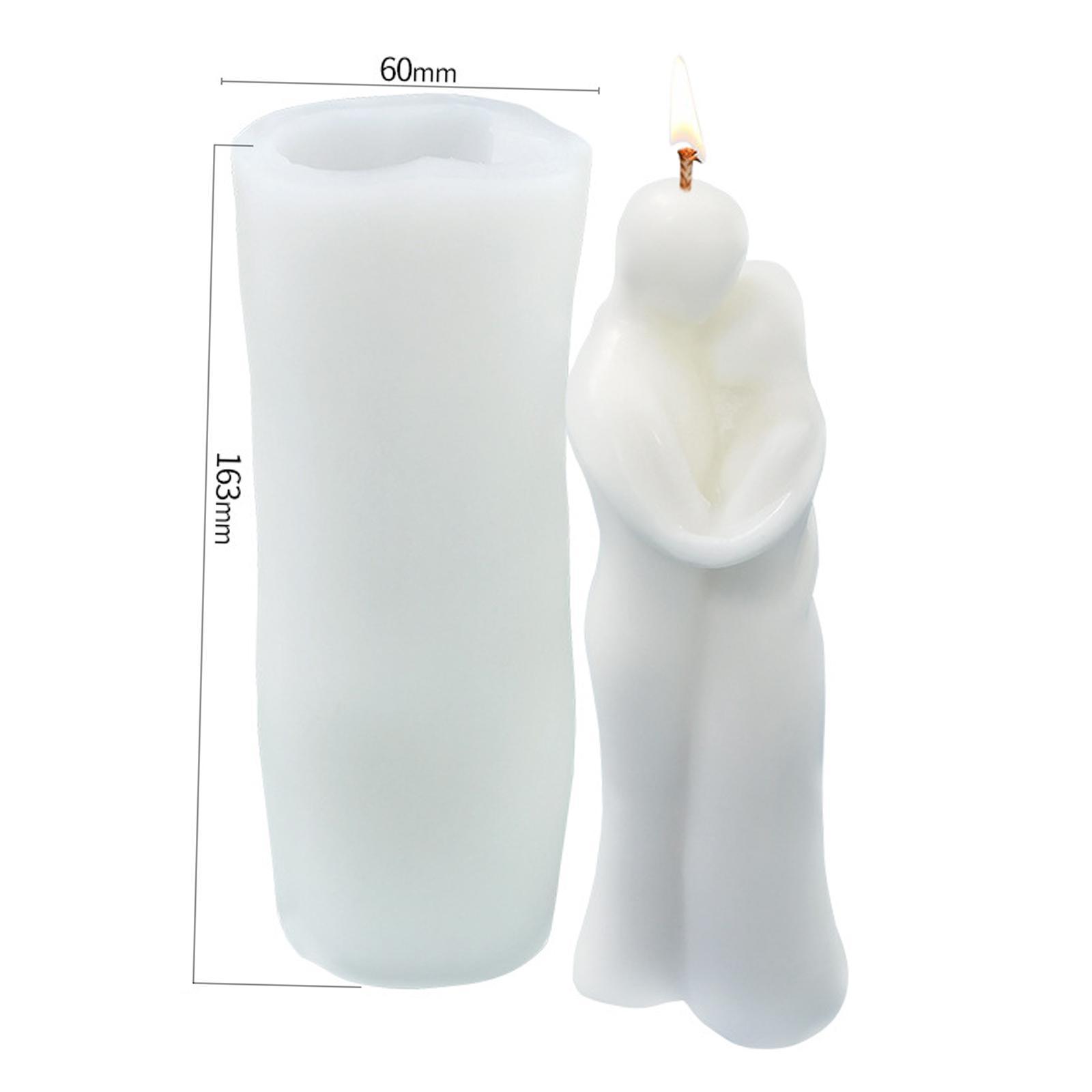 2pcs Candle Mold Handmade Gift Home Decor for Aromatherapy Candle Making