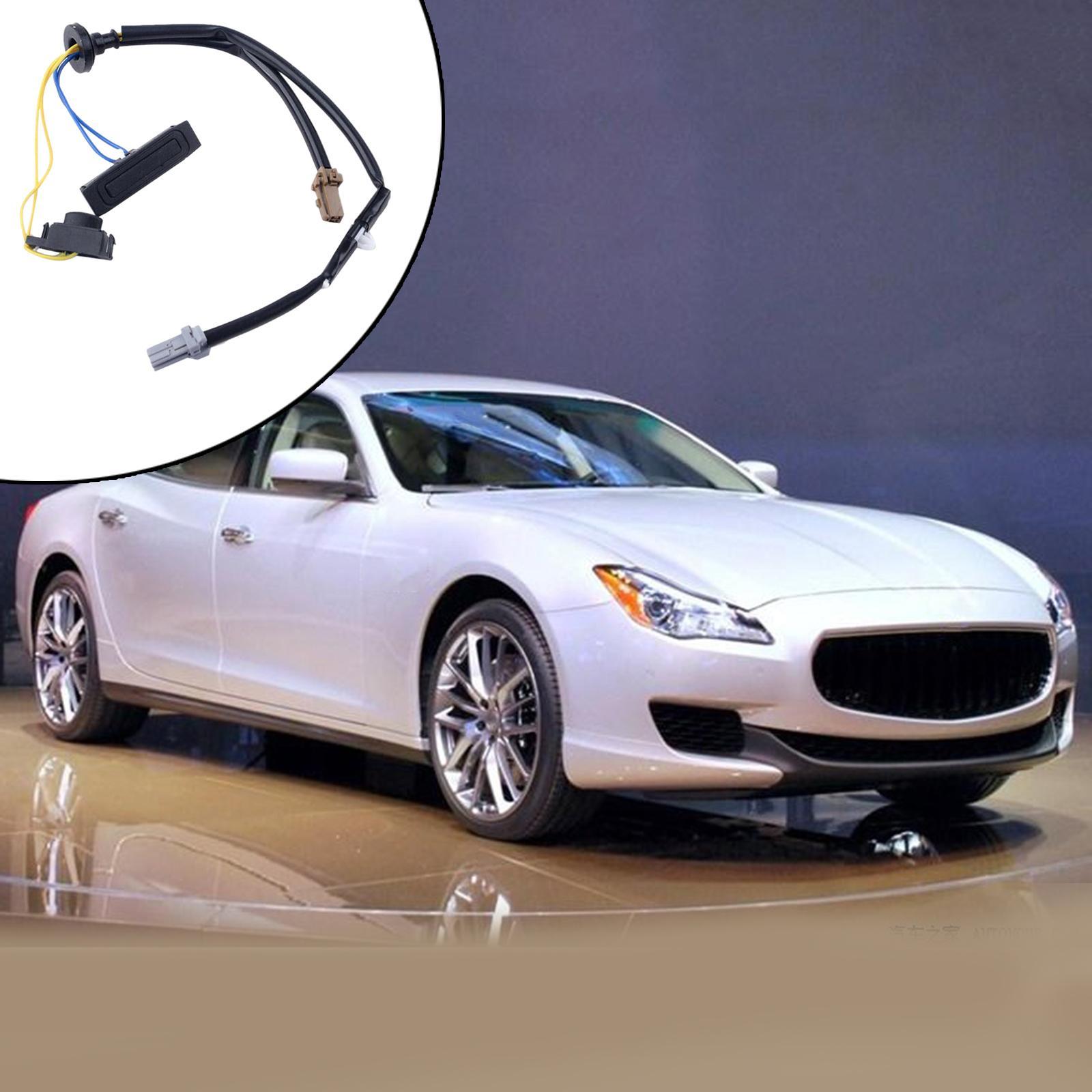 Trunk Lid Release Tailgate Opening Switch with Cable Fit for