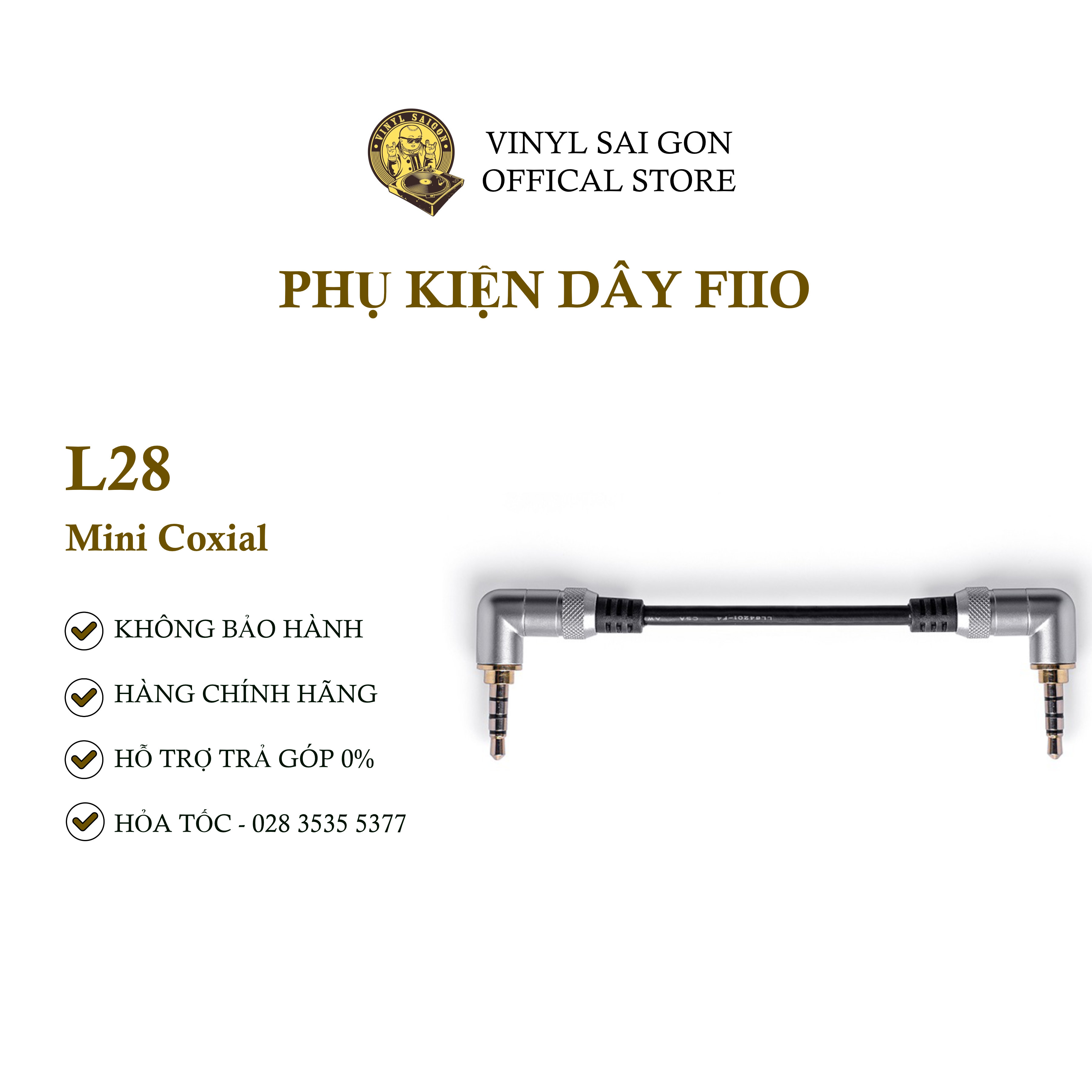 Phụ Kiện Dây Kết Nối FiiO L28 (Mini Coxial) - Hàng Chính Hãng