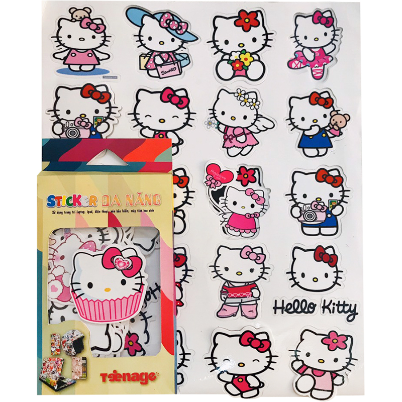 Sticker Casiofx Đa Năng Hello Ketty Siêu Đẹp 004  (20 Hình)