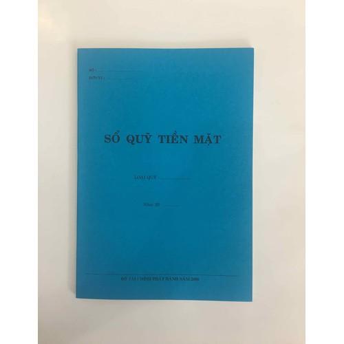 Sổ quỹ tiền mặt A4 (Combo 10 quyển) của bộ và trường học