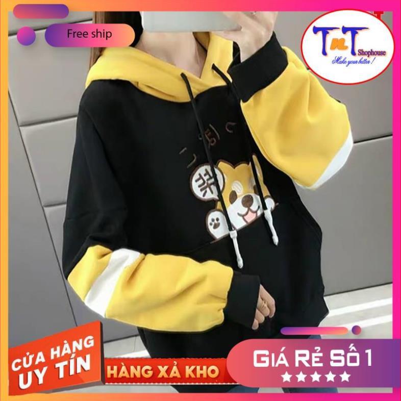 KN01 ÁO KHOÁC NỈ HOODIE CHÚ CHÓ SHIBA KUTE CÁ TÍNH, CHÓNG TIA UV, BỤI BẨN CỰC TỐT