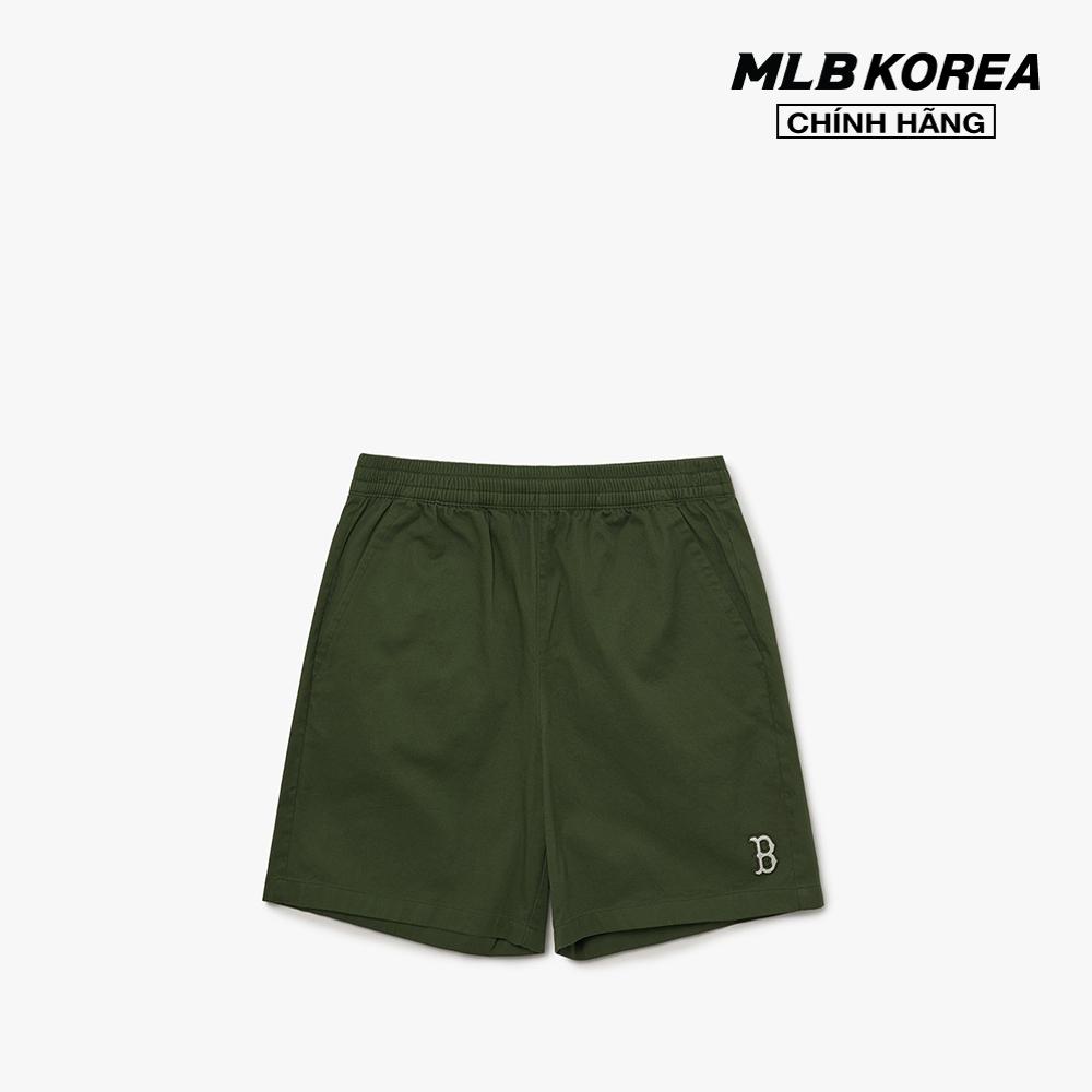 MLB - Quần shorts nam ống rộng Basic Medium Logo Cotton 3LSMB0433