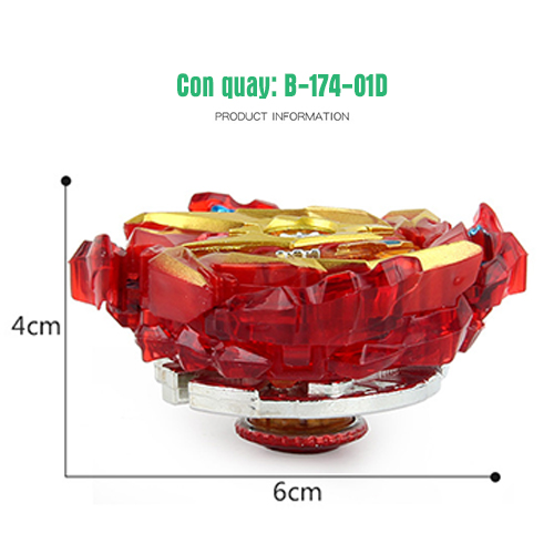Đồ Chơi Con Quay B174-01D Kèm Tay Quay | Con Quay BEYBLADE B174-01D