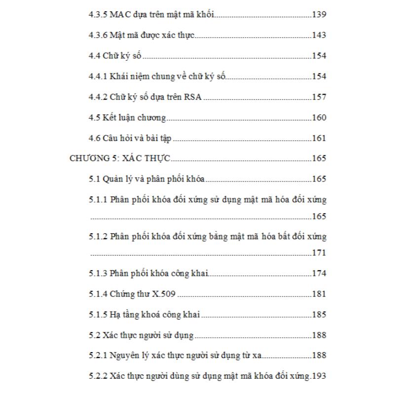 Giáo trình An toàn mạng Thông tin