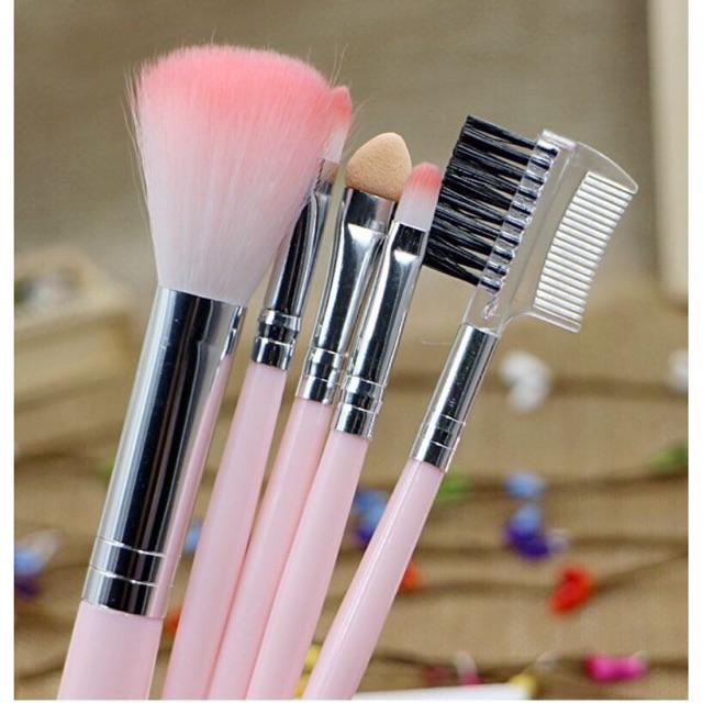 Bộ cọ trang điểm 5 món tiện dụng