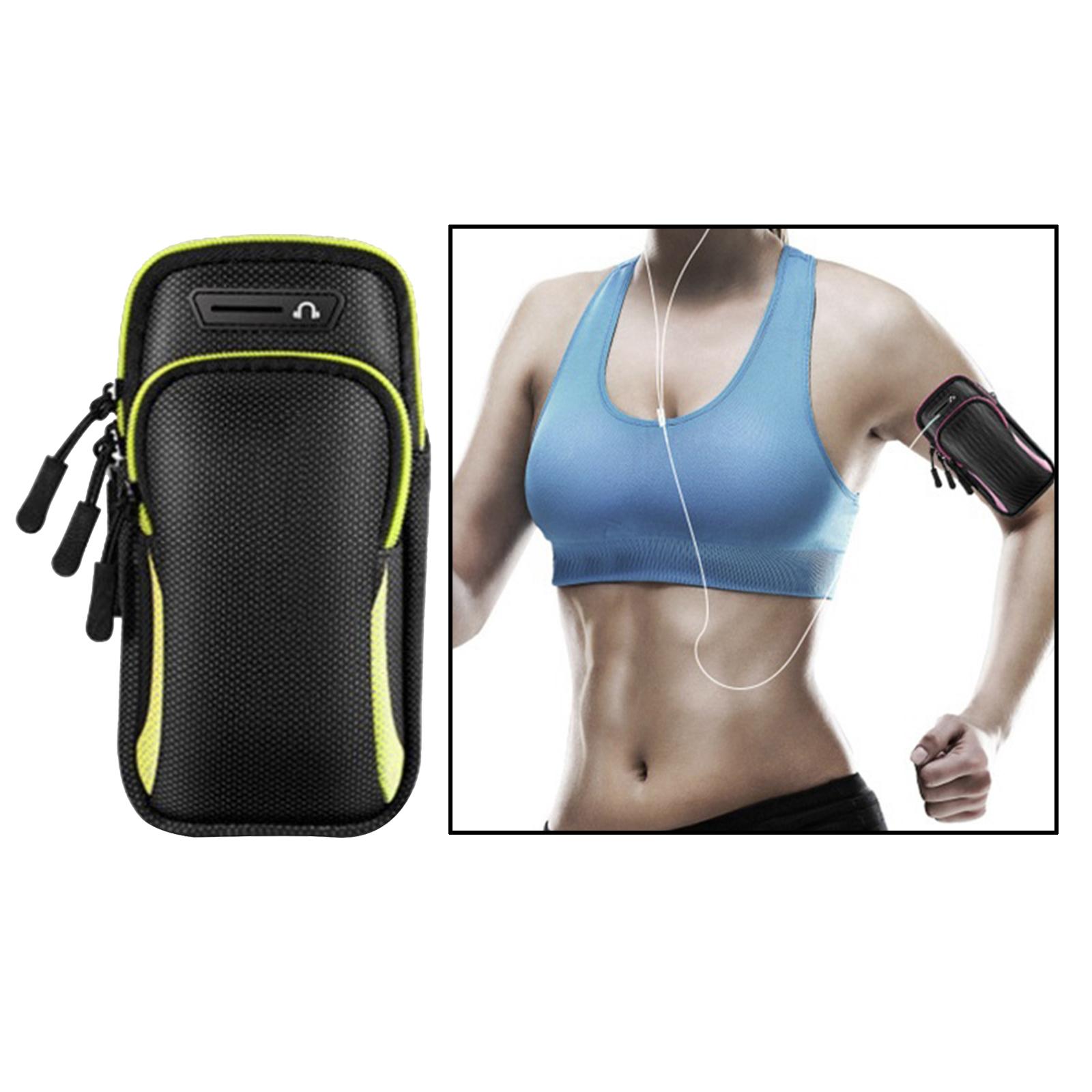 Universal Running Armband, Arm Cell Phone Case Holder Sports Armband for Running, Fitness and Gym Workouts, Mobile Phone Wrist Bag for Outdoor Sport