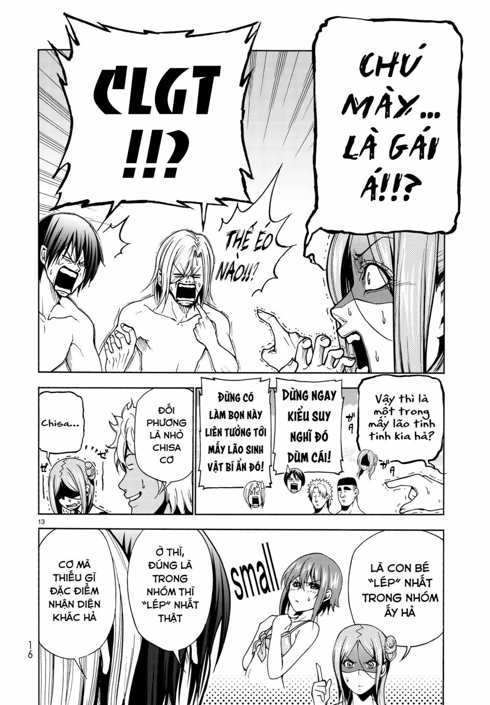 cô gái thích lặn - grand blue chapter 42 12