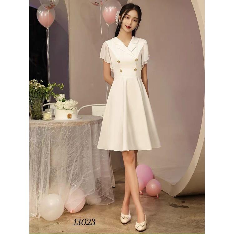 Đầm xoè vintage kèm thắt may đẹp kỹ xịn xò qua gối siêu đẹp - thời trang nữ tính tiểu thư sang chảnh cho các chị e