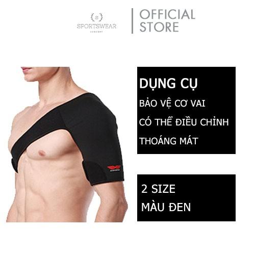 Đai bảo vệ cơ vai tập gym thể thao chuyên nghiệp Sportswear Concept giảm chấn thương thoải mái đàn hồi không bí hơi