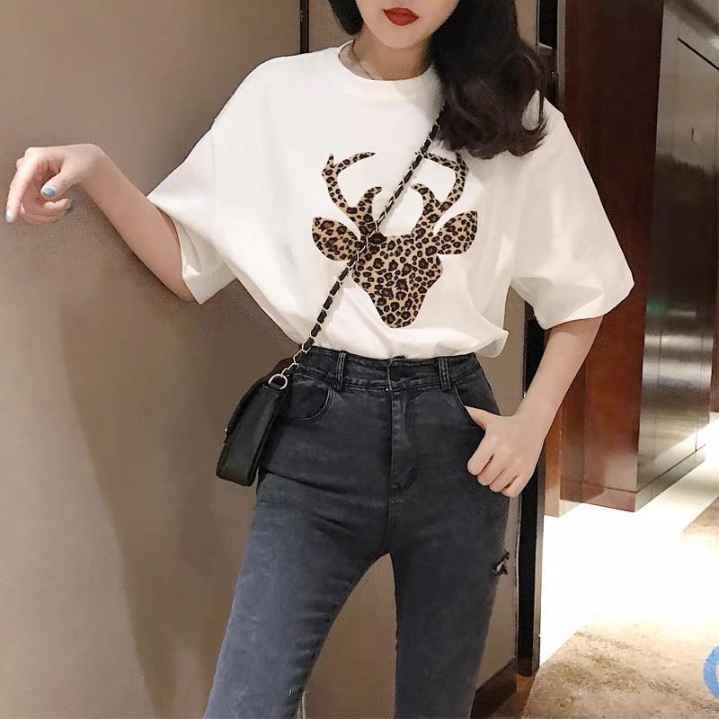 Áo thun Deer rộng tay lỡ A42