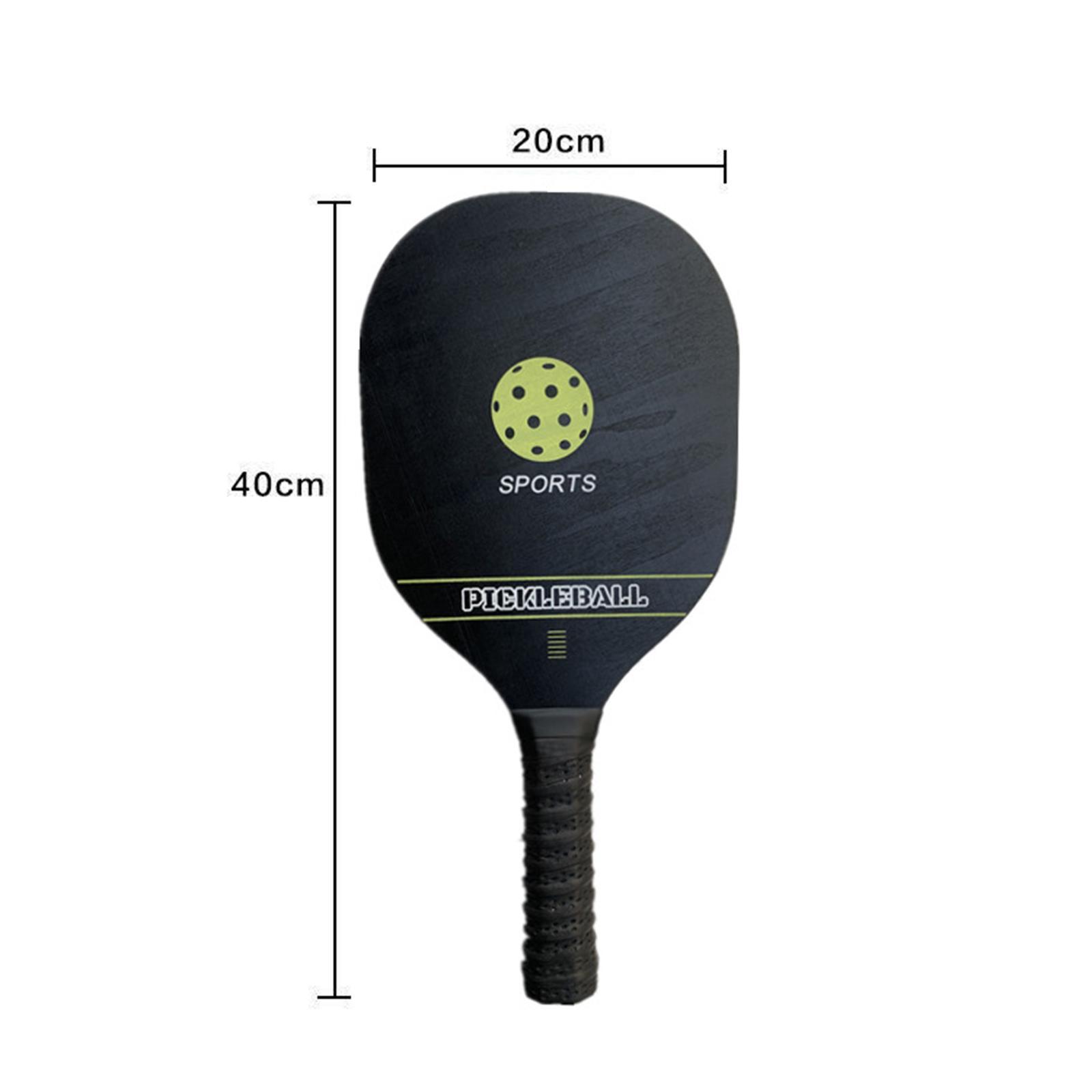 Pickleball Paddle Racket Storage Bag Comfort Grip with 4 Balls for Men Women