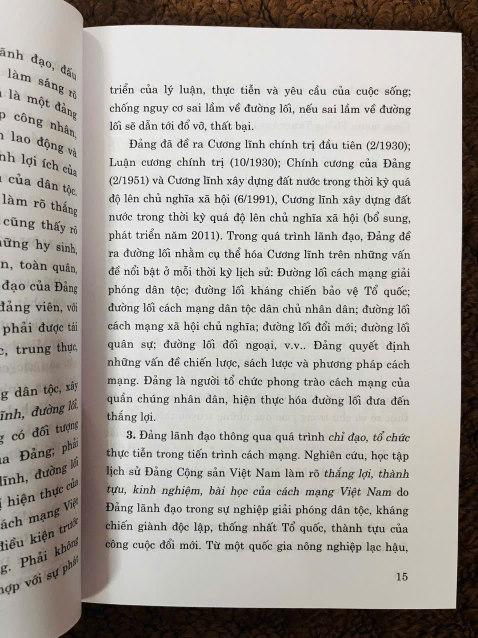 GIÁO TRÌNH LỊCH SỬ ĐẢNG CỘNG SẢN VIỆT NAM (DÀNH CHO BẬC ĐẠI HỌC HỆ KHÔNG CHUYÊN LÝ LUẬN CHÍNH TRỊ)
