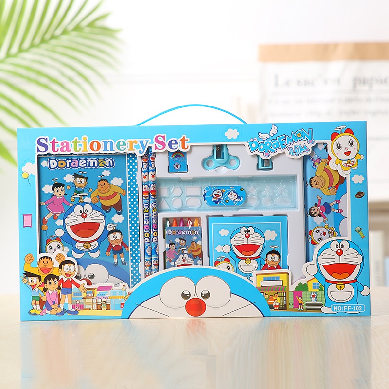 Dụng cụ học tập dễ thương cho bé nhiều mẫu đáng yêu mẫu mới Stationery set Borrence chất lượng tốt kèm video