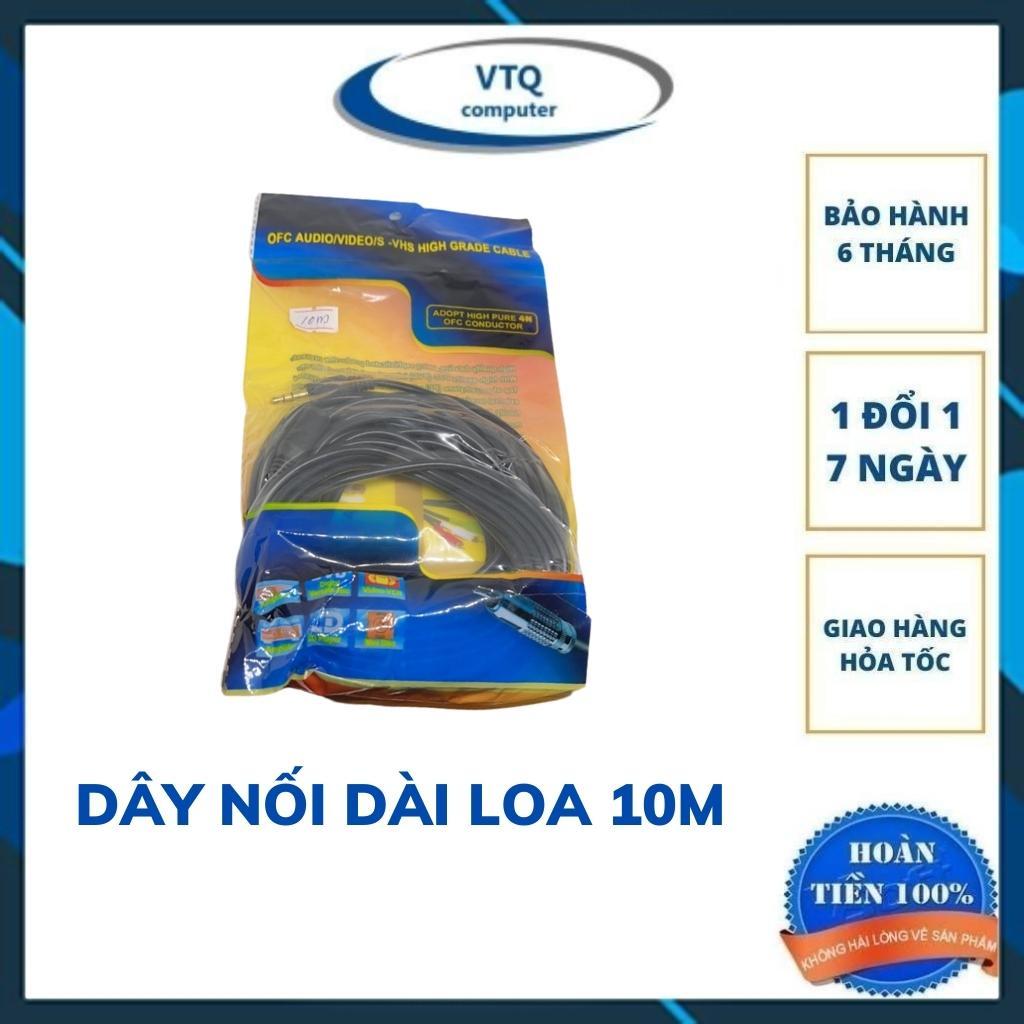 Cáp nối dài loa, tai nghe 3,5 mm 10m cao cấp