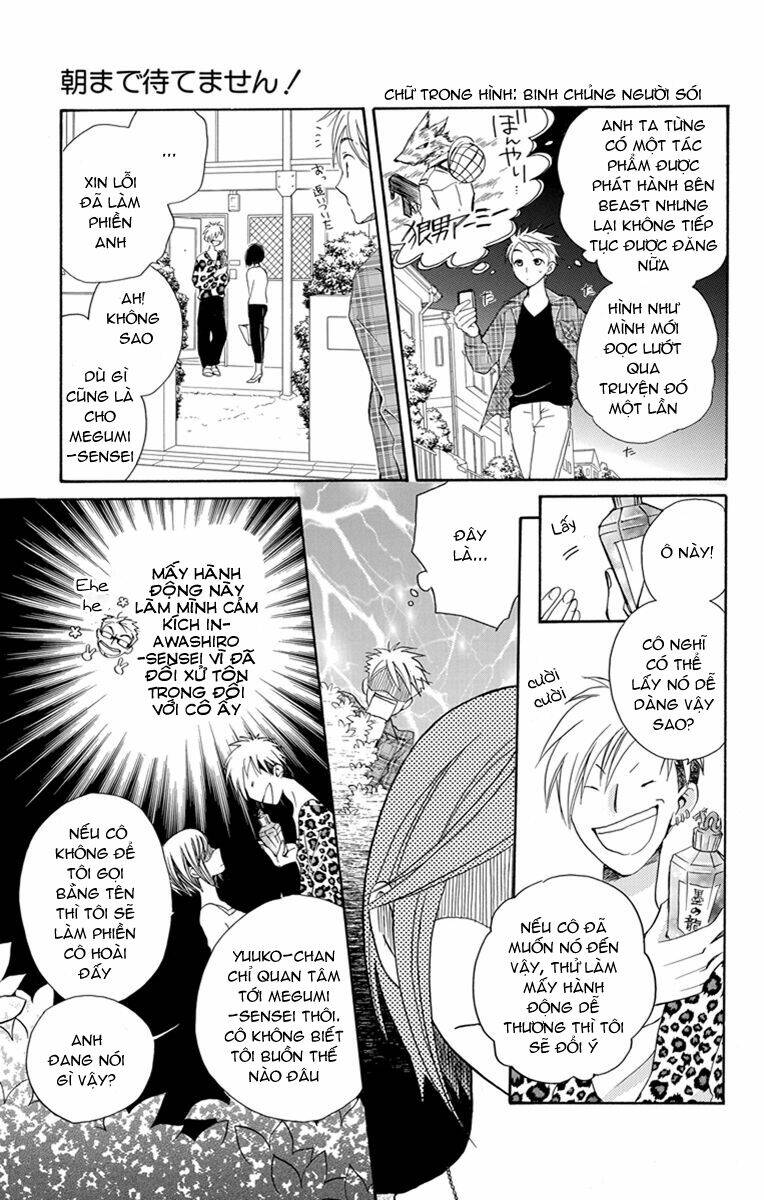 không thể chờ đến sáng mai được! chapter 1 36