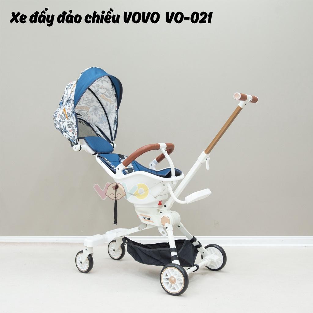 Xe Đẩy Gấp Gọn Đảo Chiều Vovo VO-021, Hàng Cao Cấp Cho Bé Mẫu Mới 2022