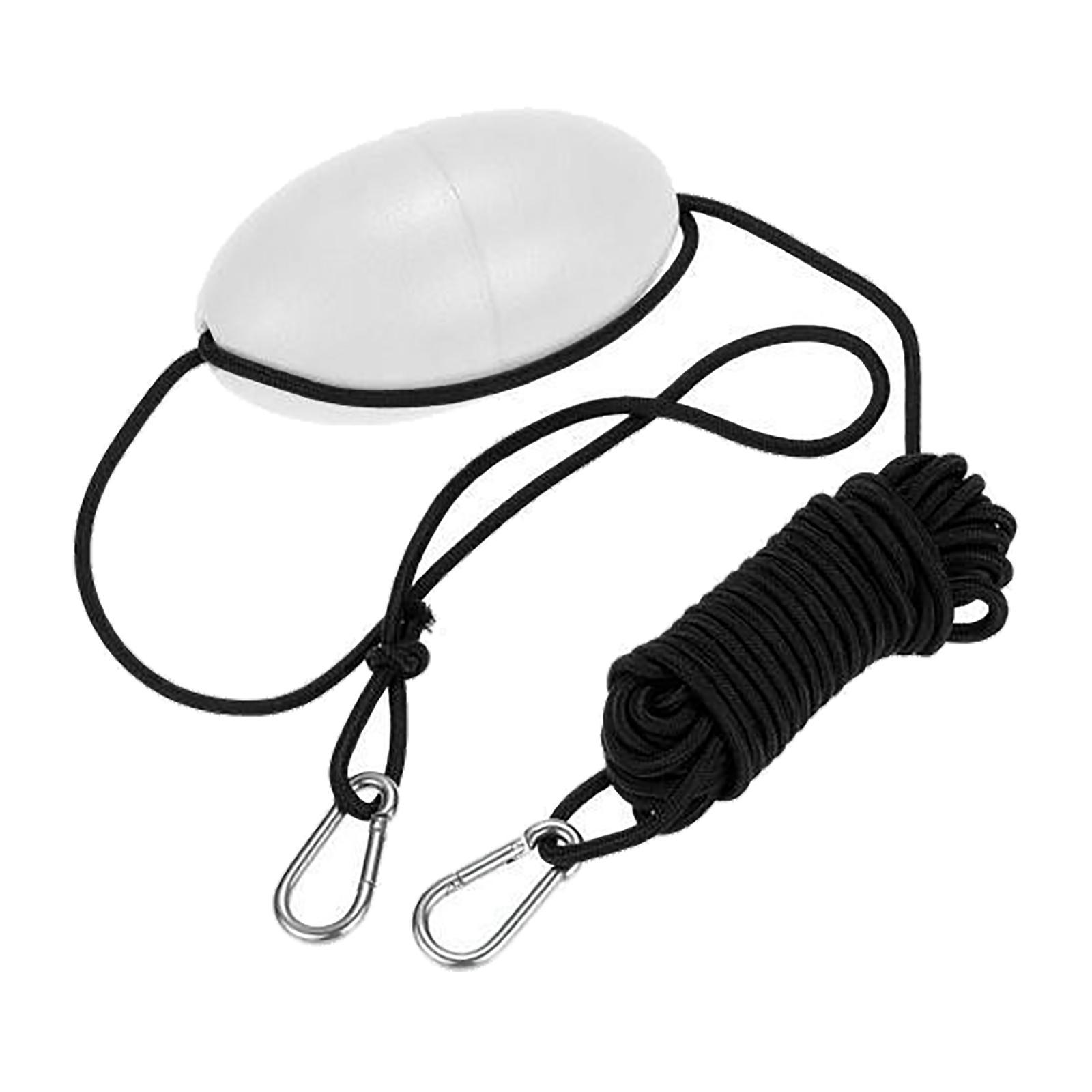 Anchor Rope W/ Anchor Buoy 9.1M Rope Length for Inflatable Boat Yellow