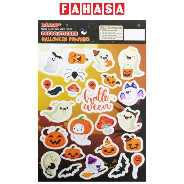 Sticker Kim Tuyến Halloween - Teenage KT-03 - Orange Halloween