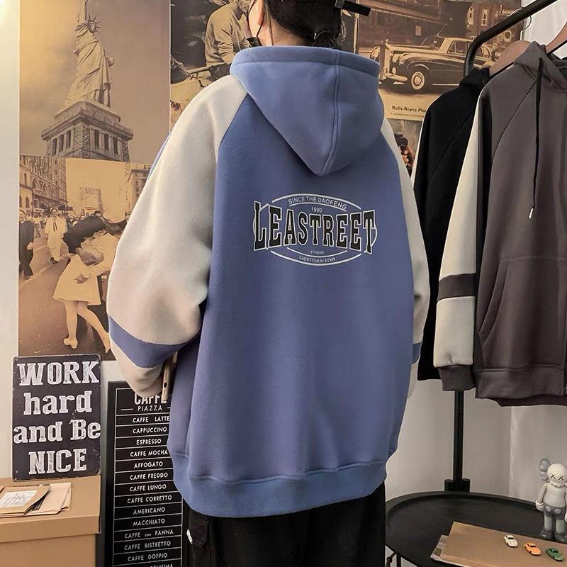 ÁO KHOÁC HOODIE NAM DÂY KÉO THỜI TRANG FOM RỘNG CHỐNG NẮNG CHẤT CỦA ĐAM MÊ