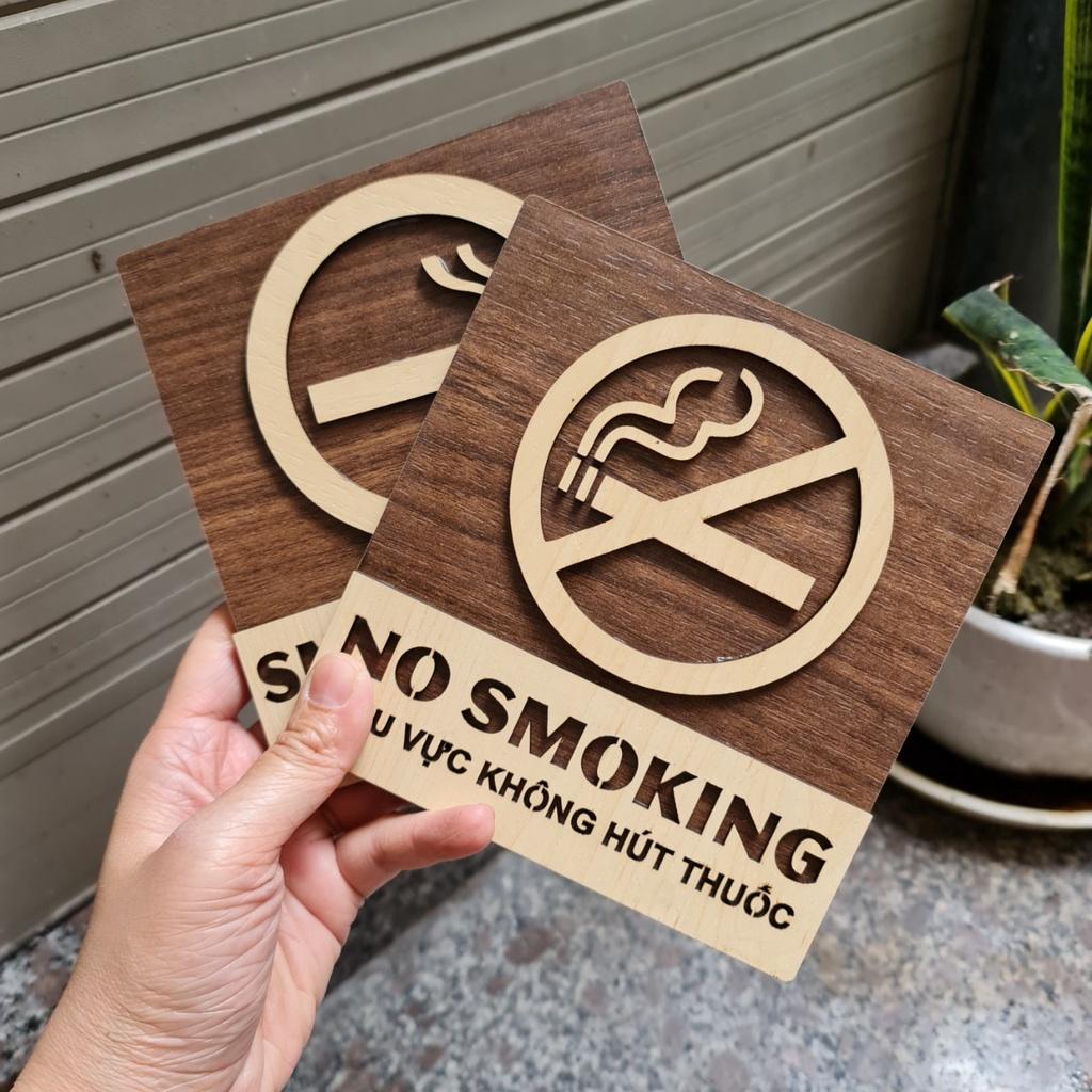 Bảng Cấm hút thuốc, biển báo No smoking, bảng báo No smoking, bảng cấm hút thuốc, khu vực hút thuốc giá rẻ.