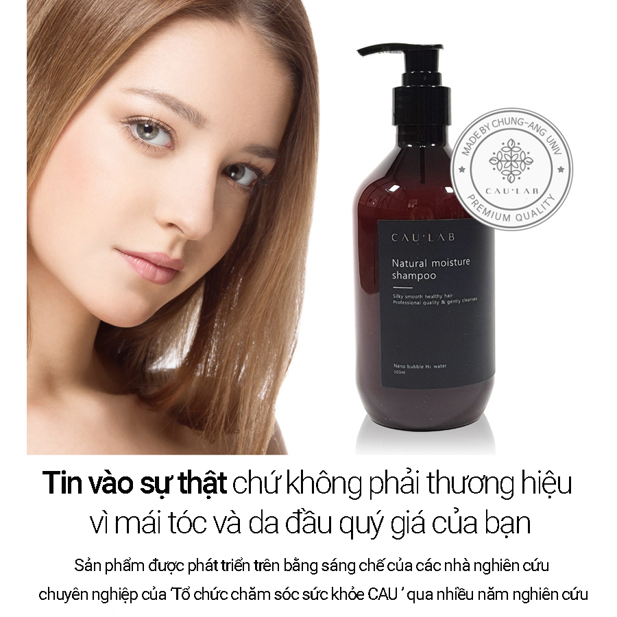 Dầu gội dầu chăm sóc tóc Cau lab Natural Moisture Shampoo