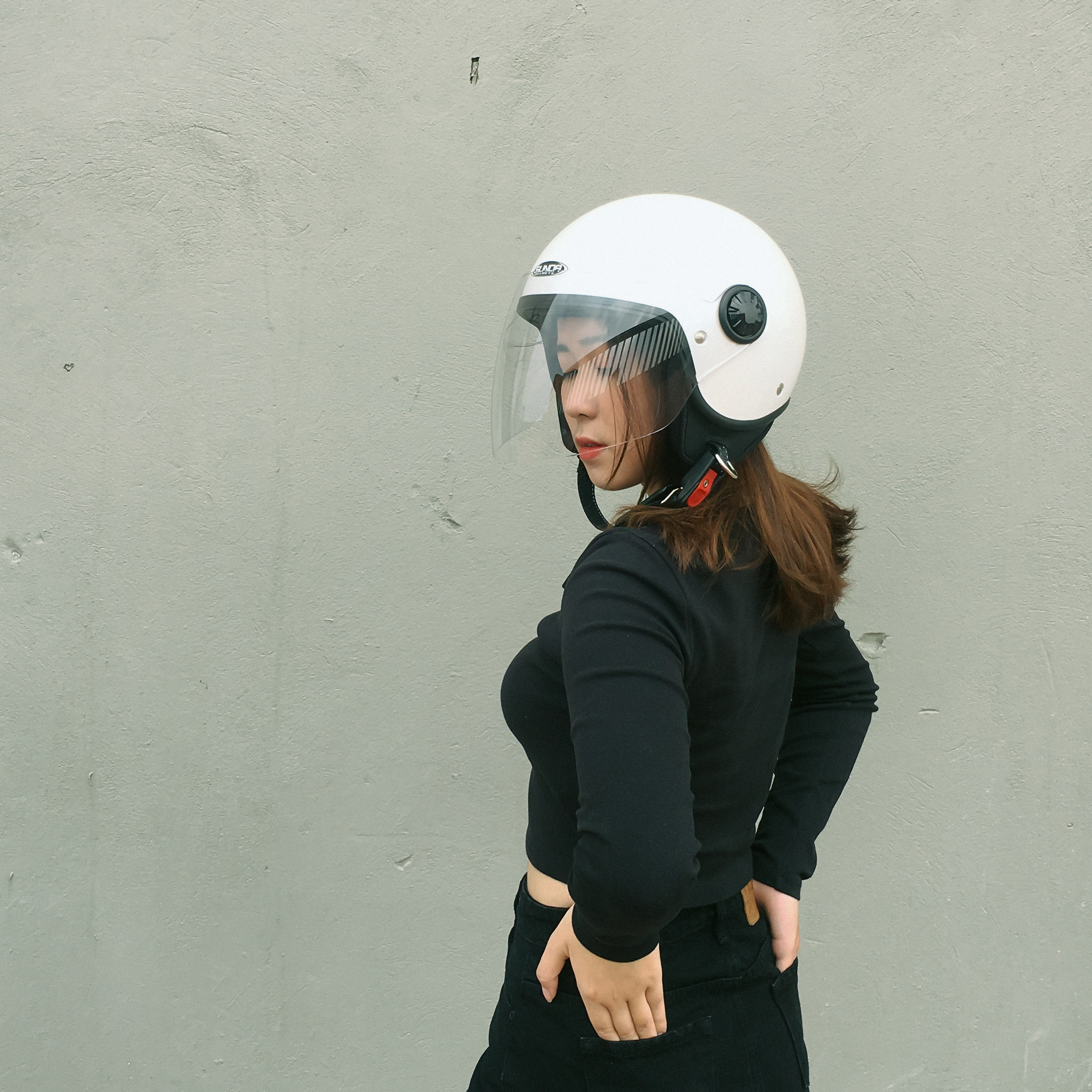 Mũ bảo hiểm 3/4 1 kính SUNDA 228