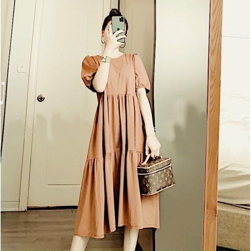 Đầm váy suông 3 tầng 2 màu