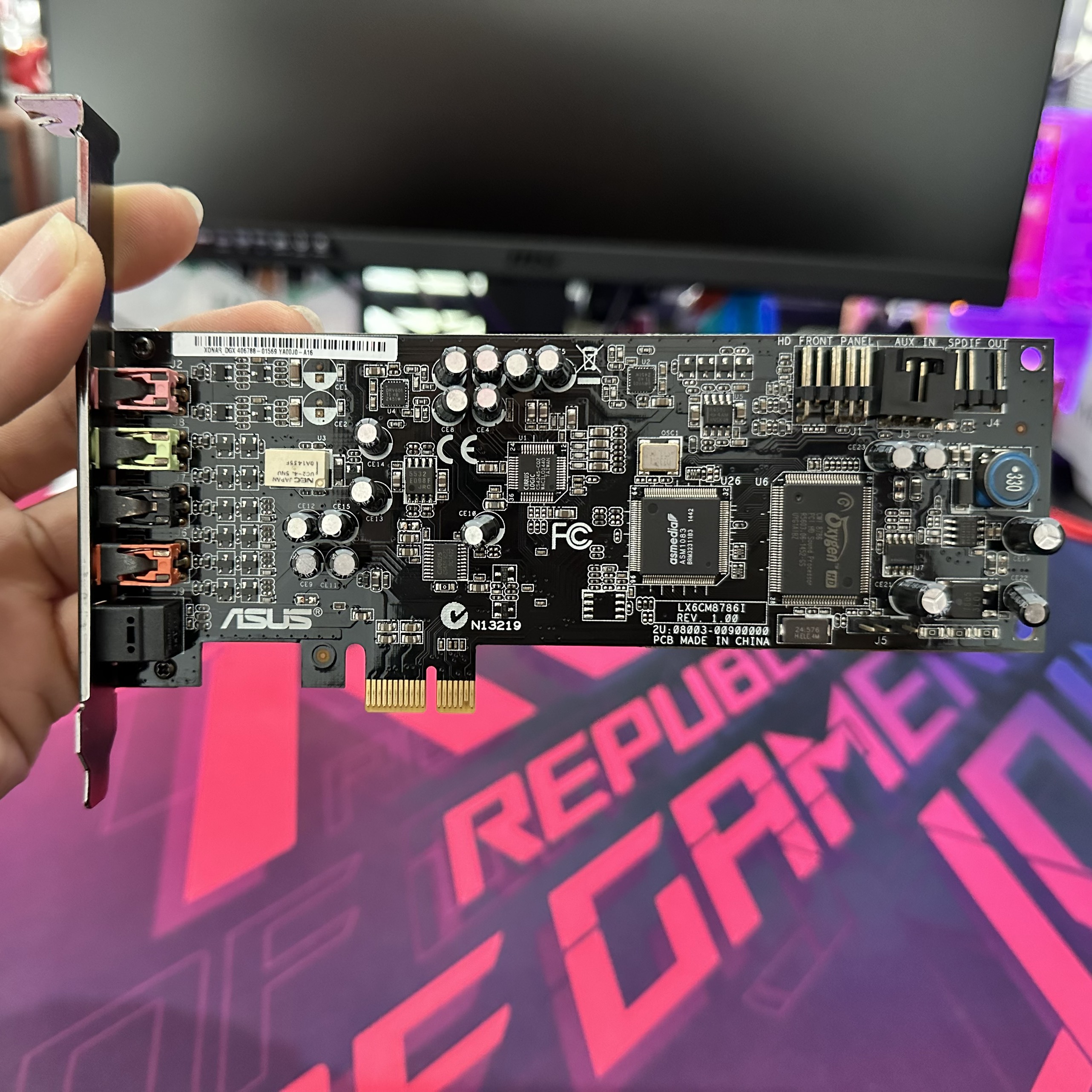 Card Âm Thanh Xonar DGX 5.1 PCI-E 1X (Cũ)