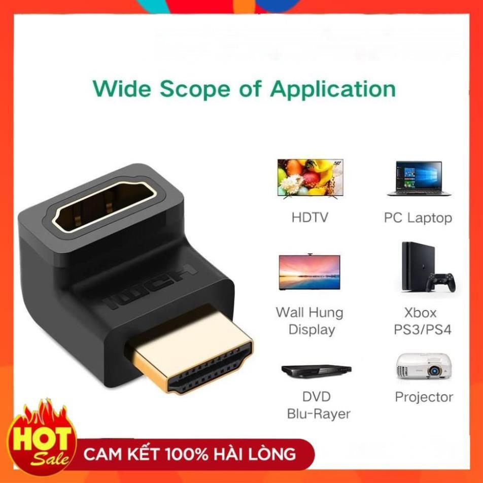 Đầu nối HDMI vuông góc 90 độ Ugreen 20110 chính hãng