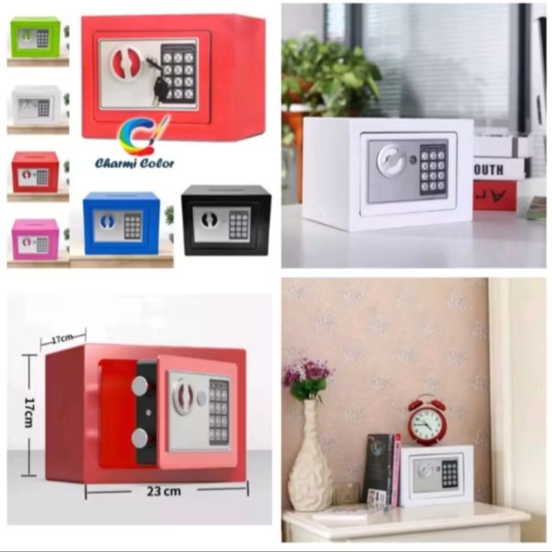 1 KÉT SẮT ĐIỆN TỬ MINI CÓ KHE BỎ TIỀN TIẾT KIỆM BẢO MẬT CAO AN TOÀN CHỐNG TRỘM