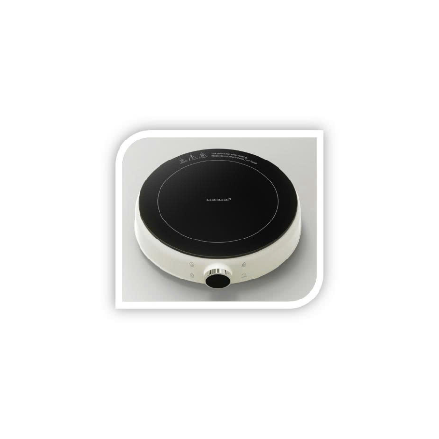 Bếp Điện Từ Mini LocknLock Mini Induction Cooker EJI126IVY 1500W, Hàng Chính Hãng - JoyMall (dùng cho nồi chảo có đường kính từ 17cm đến 20cm)
