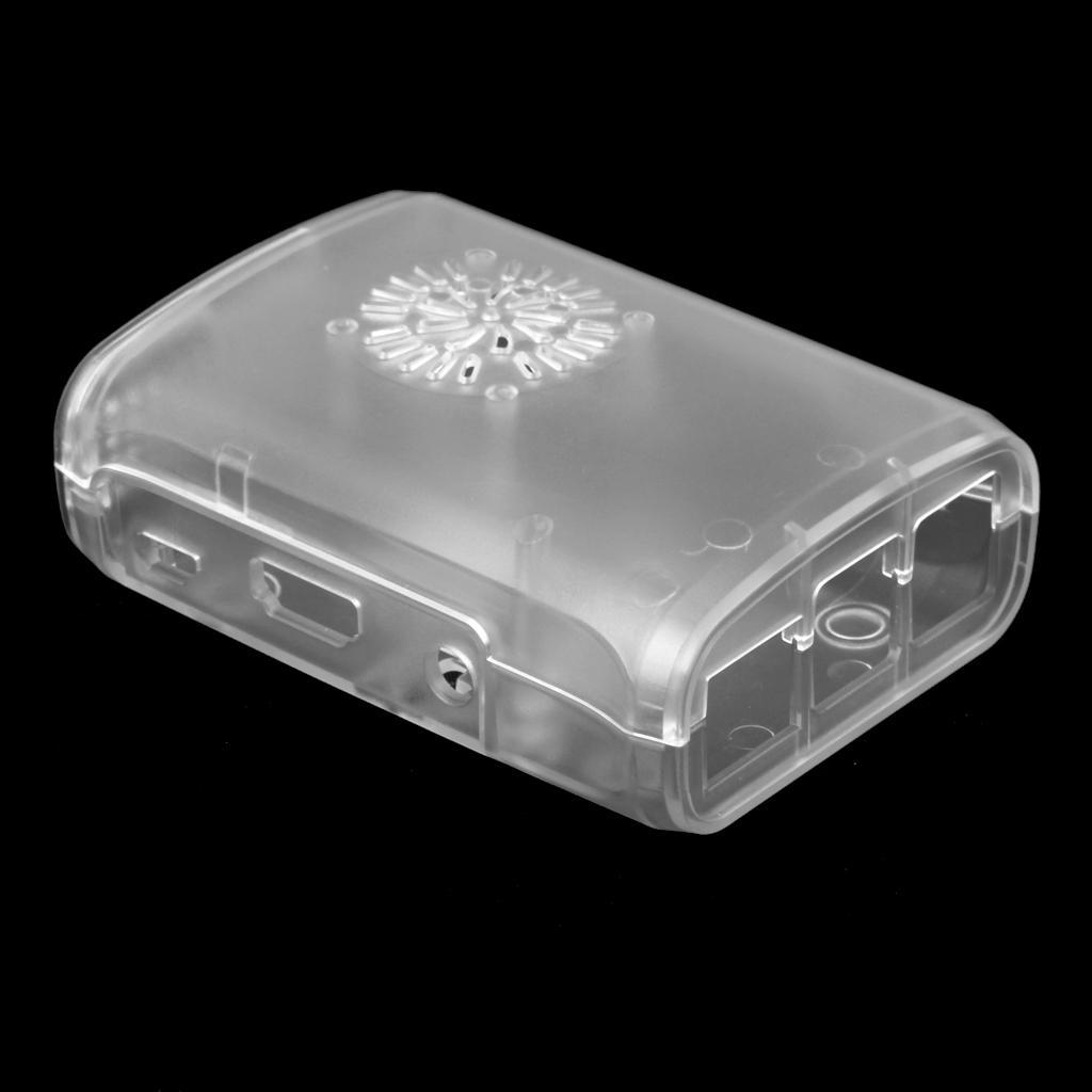Clear Enclosure Case Shell Cover Box Support Fan For Raspberry Pi 2 Model B+