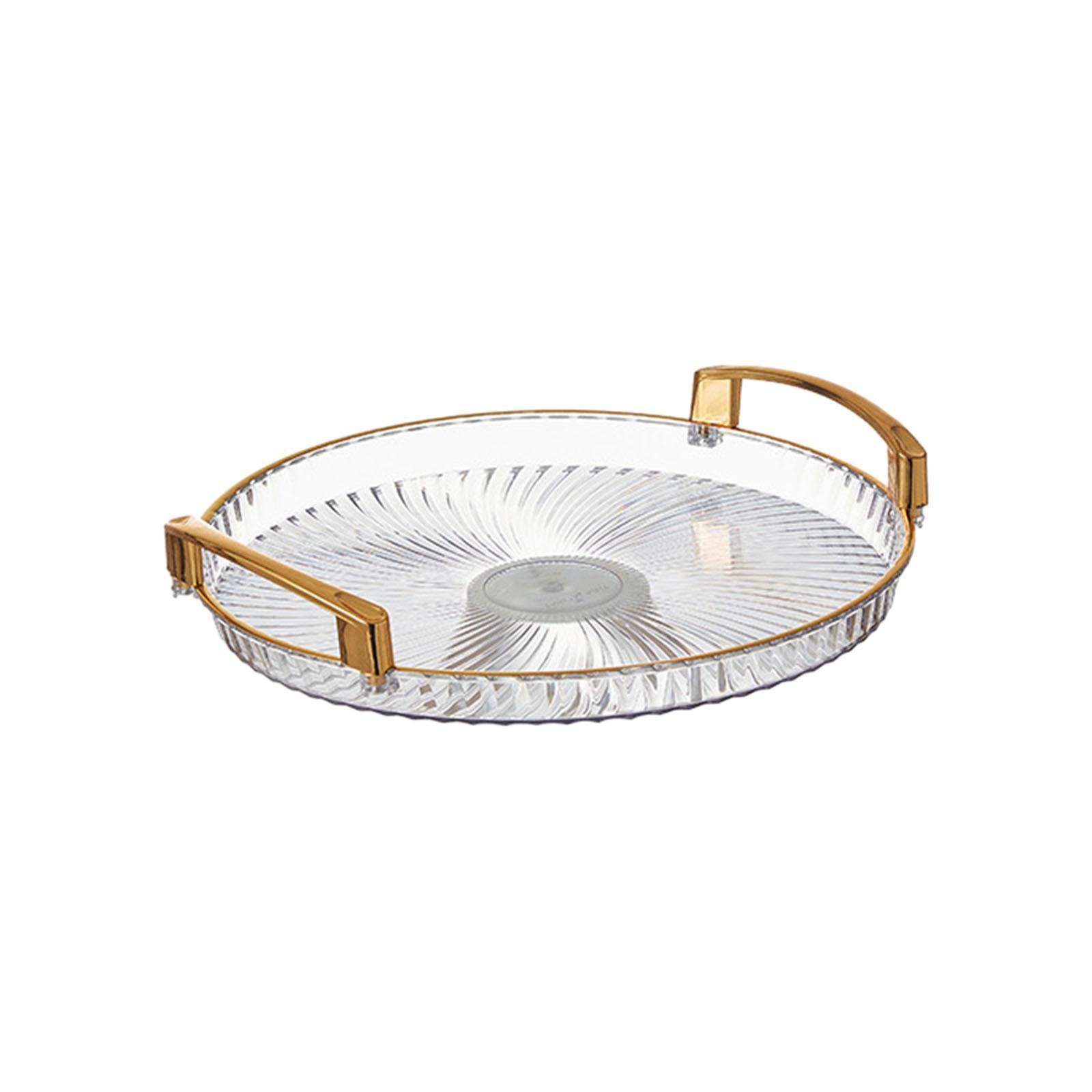 Serving Trays Clear Serving Platters Organization Elegant Snacks Trays Dessert Plates for Cupcake Display Birthday Party