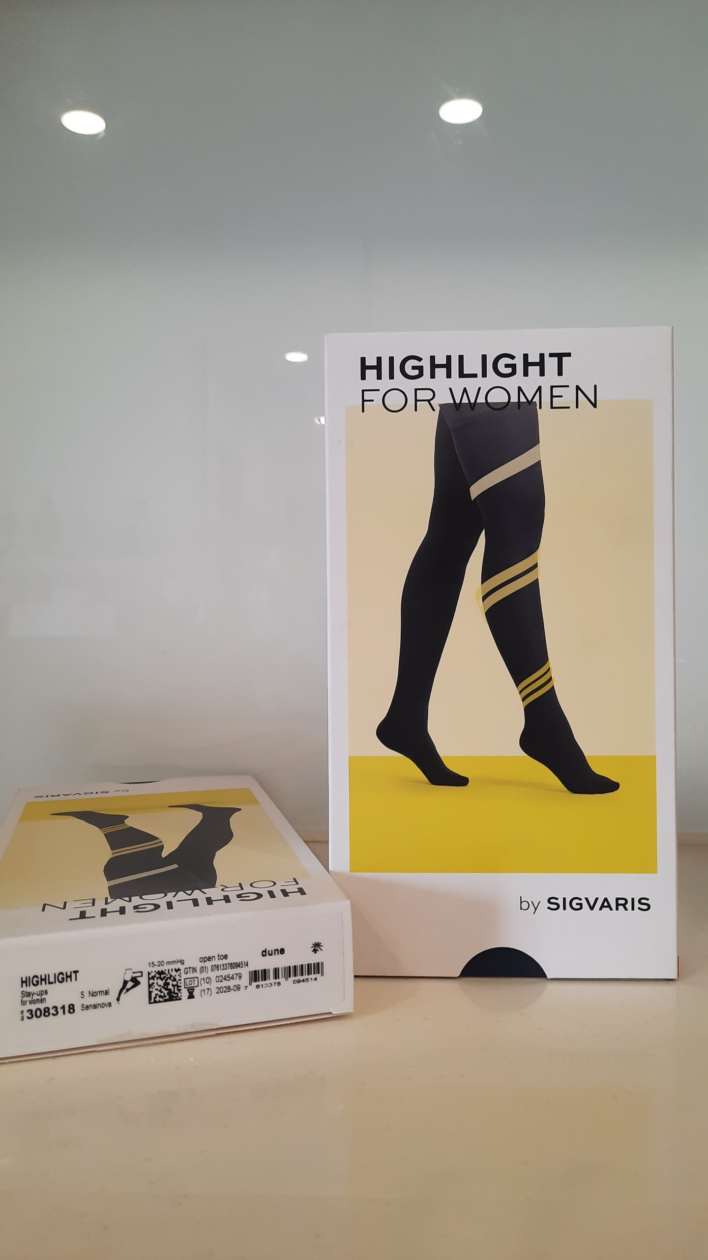 Vớ Y Khoa Gối Hỗ Trợ Điều Trị Suy Giãn Tĩnh Mạch Sigvaris Highlight For Women - Gối