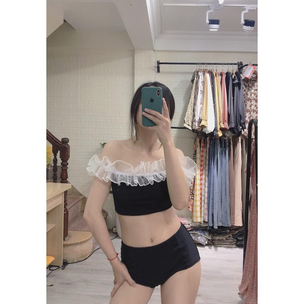 freeship Bikini hai mảnh bèo trăng nữ tinh siêu đẹp mặc đi biển đi bơi hot ( Có video quay thật)