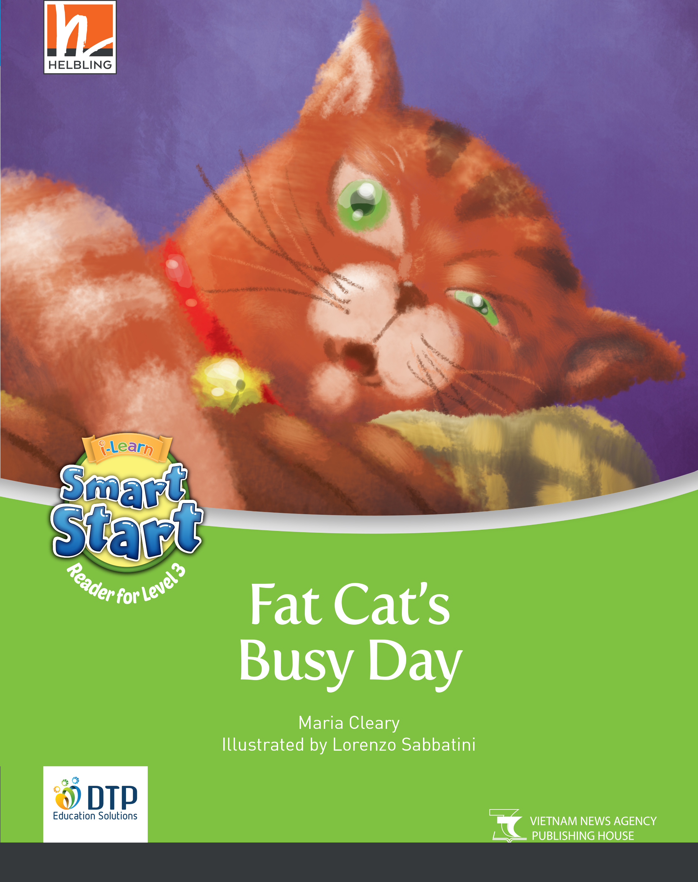 Sách - Dtpbooks - Helbling Young Reader - Fat Cat's Busy Day