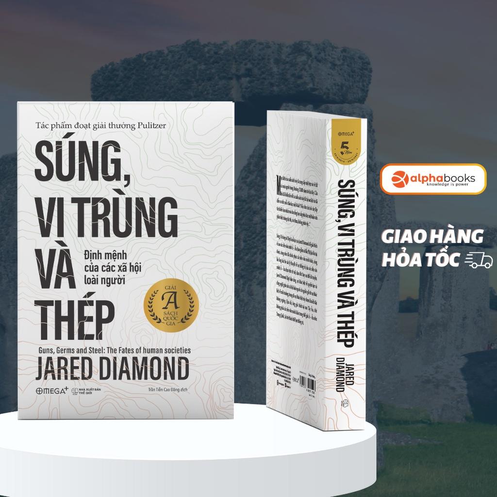 Sách Súng, Vi Trùng Và Thép - Jared Diamond (Bìa mềm) - Alphabooks - BẢN QUYỀN