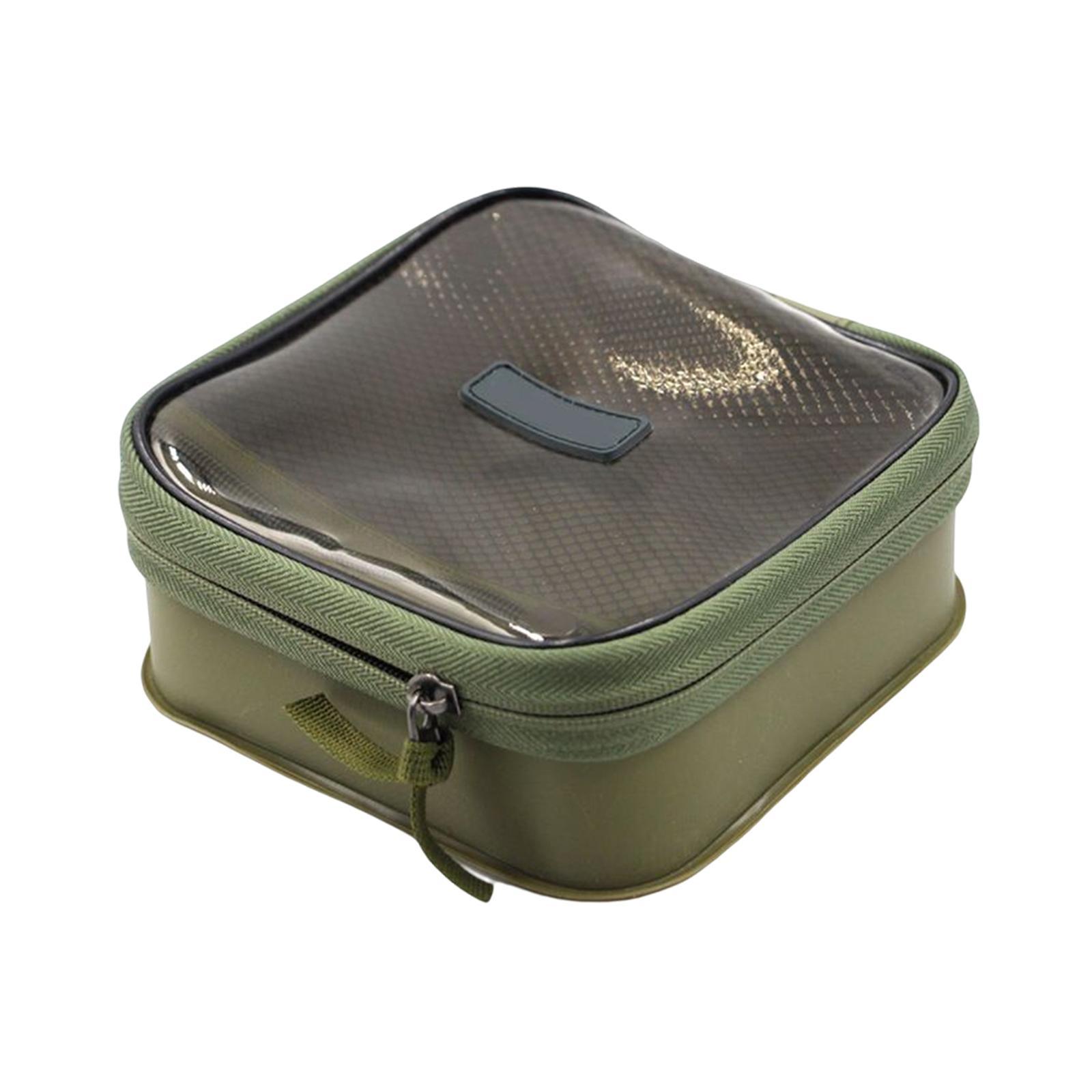 Water Resistant Fishing Tackle Bag Storage Bag Square EVA Fishing Accessories for Baitcasting Outdoor Raft Reels Fly Fishing