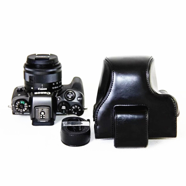 Túi Da PU Chống Shock Chống Bụi Canon EOS M5